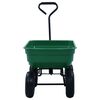 vidaXL Tuinkiepwagen 300 kg 75L groen