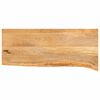 vidaXL Tafelblad met natuurlijke rand 70x40x2,5 cm massief mangohout