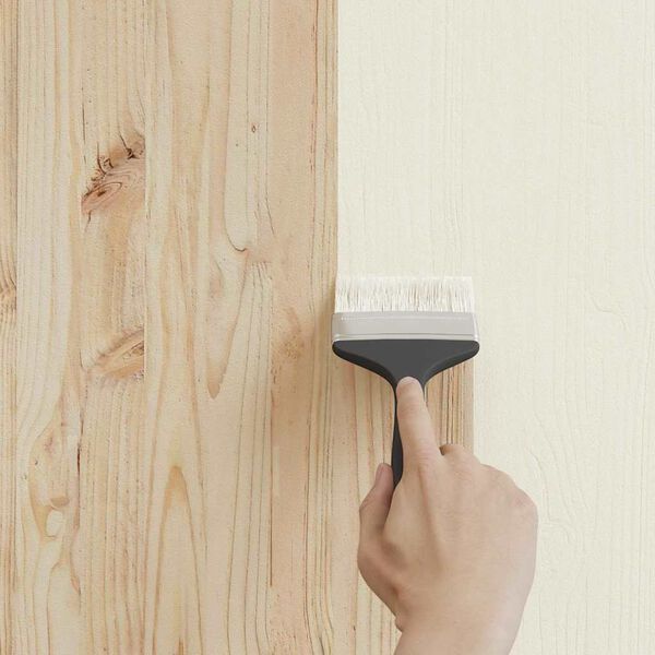 vidaXL Houtverf Wit 16,5 x 16,5 x 15,9 cm Wandprint