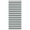 vidaXL Zebra rolgordijn 115x200 cm stofbreedte 110,9 cm donkergrijs