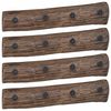 vidaXL Hanger Bruin 50 x 8 x 12 cm Massief Gerecycled Hout