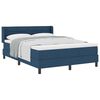 vidaXL Boxspringbed met hoofdeinde Blauw 200 x 140 cm Stof