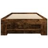 vidaXL Bedframe zonder matras hout gerookt eikenkleurig 90x190 cm