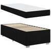 vidaXL Bedframe met matras Zwart 80 x 200 cm Stof