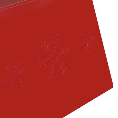 vidaXL Kerstboomrok Ø68x25 cm rood