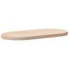 vidaXL Tafelblad 90x45x2,5 cm massief grenenhout ovaal