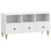vidaXL TV-kast Hoogglans Wit 102 x 34,5 x 50 cm Geconstrueerd hout