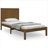 vidaXL Bedframe massief grenenhout honingbruin 100x200 cm
