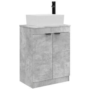 vidaXL Badkamermeubel met Wasbak Betongrijs 54 x 35 x 83 cm