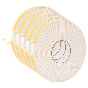 vidaXL Zelfklevende schuimtape 5 pcs Wit 15mm x 10m CR Schuim