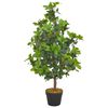 vidaXL Kunstplant met pot laurierboom 90 cm groen