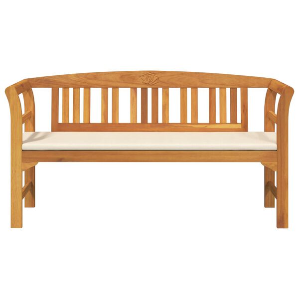vidaXL Rozenbank Natuurlijk 157 x 46 x 82,5 cm Massief Acaciahout