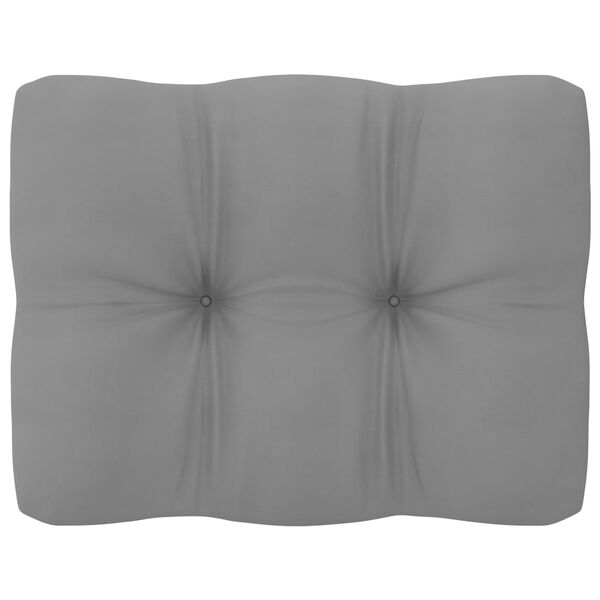 vidaXL Tuinbank 3-zits met kussens massief grenenhout