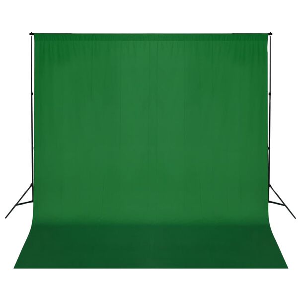 vidaXL Achtergrondsysteem 600x300 cm groen