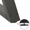 vidaXL Salontafelpoten 2 st 28x(42-43,3) cm staal antraciet