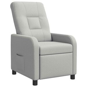 vidaXL Relaxfauteuil Wolkengrijs Stof
