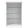 vidaXL Dressoir met LED-verlichting 60,5x37x100 cm wit