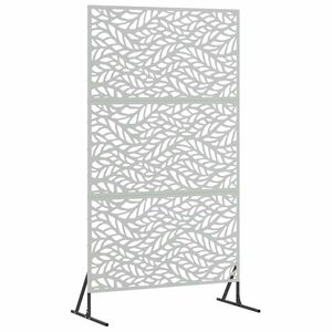 vidaXL Privacyscherm 100 x 50 x 180 cm Gegalvaniseerd staal zilver