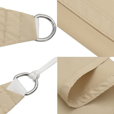 vidaXL Zonnezeil 2x2x2 m 100% polyester oxford beige