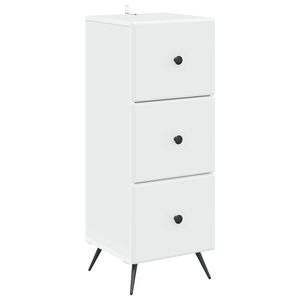 vidaXL Ladenkast Wit 33 x 34,5 x 90 cm Bewerkt hout