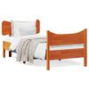 vidaXL Bedframe zonder matras massief grenenhout wasbruin 100x200 cm