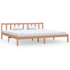 vidaXL Bedframe grenenhout honingbruin 180x200 cm