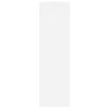 vidaXL Schoenenkast 63x24x81 cm bewerkt hout hoogglans wit