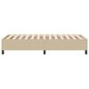 vidaXL Boxspring bed Grijs groen 90 x 190 cm Katoenen stof