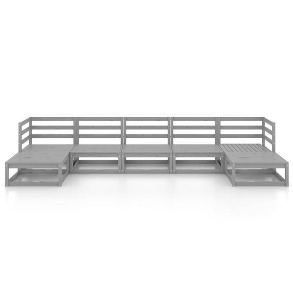 vidaXL 7-delige Loungeset massief grenenhout