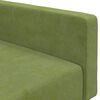 vidaXL Slaapbank 2-zits fluweel lichtgroen