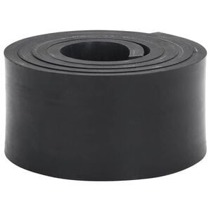 vidaXL Rubberen rand voor sneeuwploeg 150x8x1 cm zwart