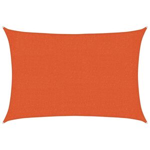 vidaXL Zonnezeil 160 g/m&sup2; 2x2,5 m HDPE oranje