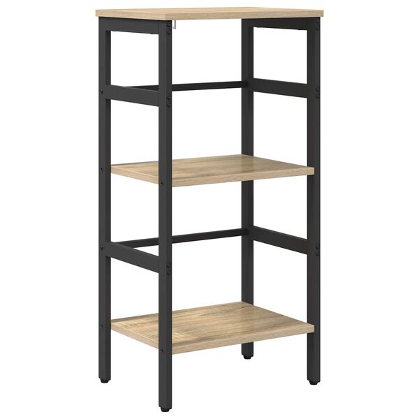 vidaXL Boekenkast Sonoma Eiken 40 x 29,5 x 81 cm Bewerkt hout