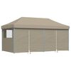 vidaXL Partytent Pop-up 580 x 292 x 315 cm Taupe Oxford Stof