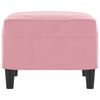 vidaXL Voetenbank 60x50x41 cm fluweel roze
