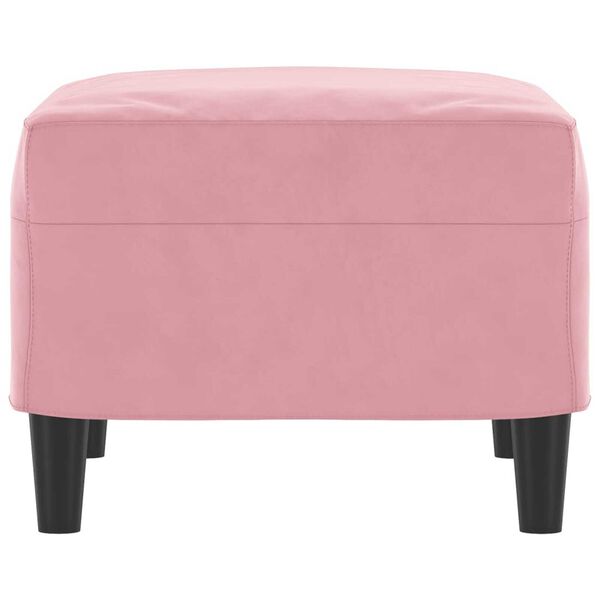 vidaXL Voetenbank 60x50x41 cm fluweel roze