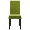 vidaXL Eetkamerstoelen 2 st fluweel lichtgroen