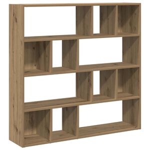 vidaXL Boekenkast/kamerscherm 105x24x102 cm artisanaal eikenkleur