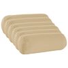vidaXL Kussensloop 6 pcs HEERLEN Beige &Oslash; 15 x 40 cm Polyester