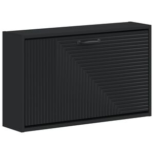 vidaXL Wandgemonteerde Schoenkast HAARLEM 71 x 17 x 43 cm Bewerkt hout