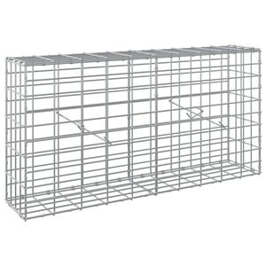 vidaXL Gabion met 3,5 mm Draad en 5x10 cm Mesh 100x20x50 cm