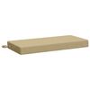 vidaXL Bankkussen SOEST 100% Polyester Beige 80 x 40 x 8 cm