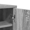 vidaXL Schoenenkast 60x35x70 cm bewerkt hout grijs sonoma eikenkleurig