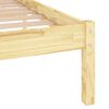 vidaXL Bedframe massief grenenhout 200x200 cm