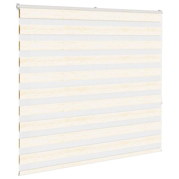 vidaXL Zebra rolgordijn 165x150 cm stofbreedte 160,9cm marmerbeige