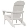vidaXL Adirondack-stoel Wit 74 x 82 x 92cm HDPE
