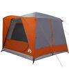 vidaXL Huisje Tent met dak Grijs en Oranje 333 x 317 x 194 cm