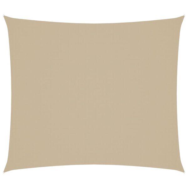 vidaXL Zonnescherm rechthoekig 2x2,5 m oxford stof beige