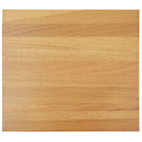 vidaXL Bijzettafel 27x24x37 cm massief eikenhout