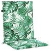 vidaXL Rugkussens 2 st Bladpatroon 100 x 50 x 3 cm Oxford Stof Blad